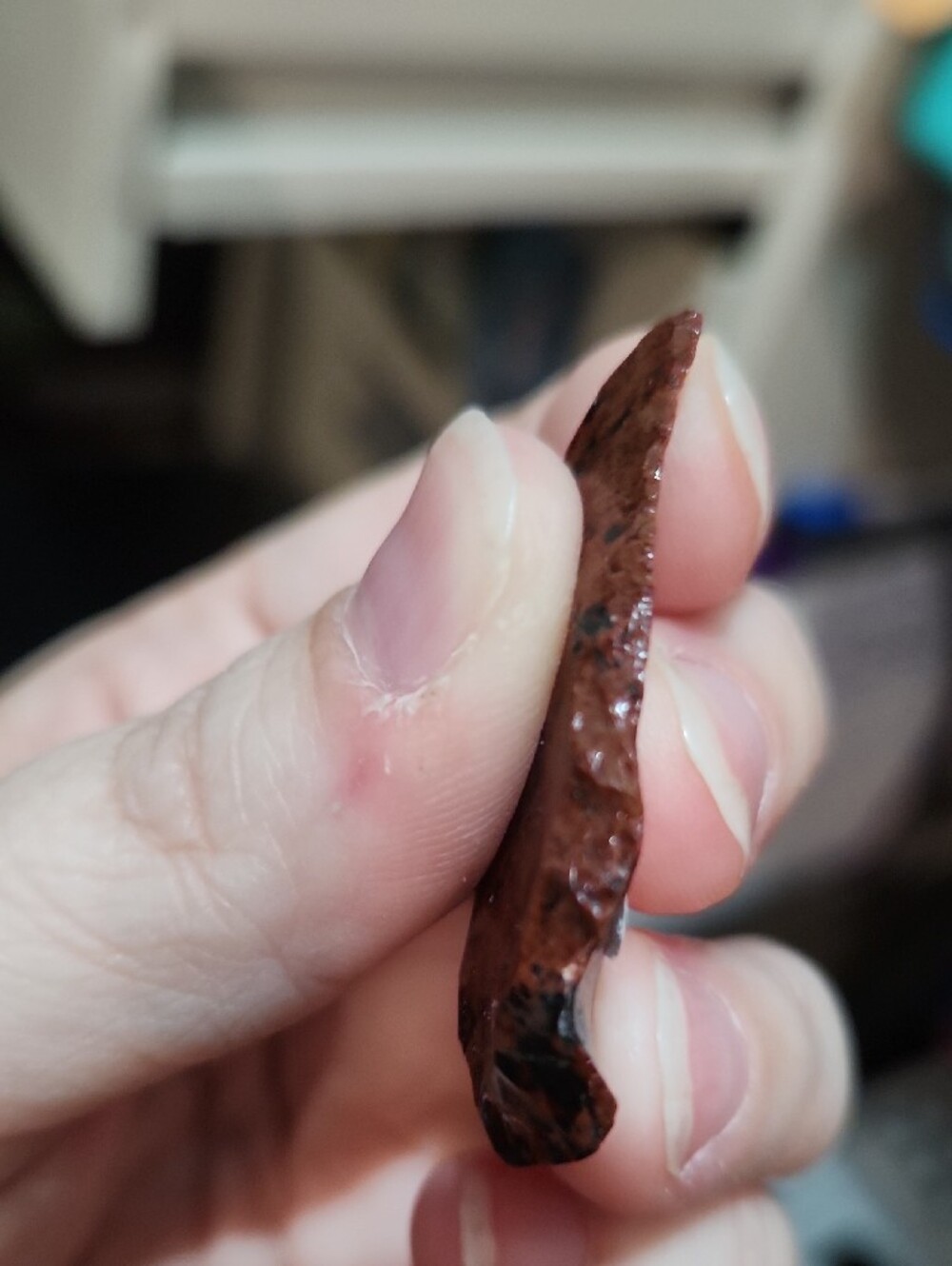 Pyrite Nugget, Obsidian Arrowhead, Mahogany Obsidian Arrowhead - Picture 8 of 12